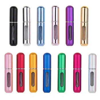 

5ml Portable Mini Refillable Perfume Bottle With Spray Scent Pump Empty Cosmetic Containers Spray Bottle For Travel