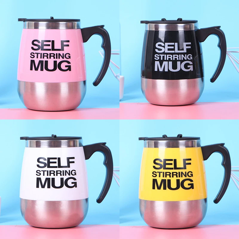 New Automatic Self Stirring Magnetic Mug Creative Stainless Steel Coffee Milk Mixing Cup Blender Lazy Smart Mixer Thermal Cup