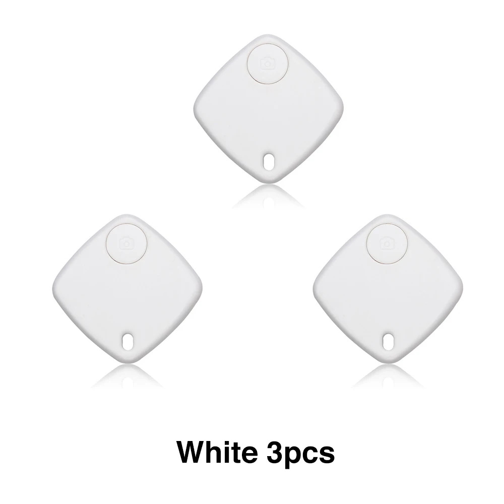 white 3pcs 1/2/3 шт. многофункциональный смарт-локатор для ключей Finder смарт-тег Беспроводной Bluetooth трекер анти-потерянный сигнал тревоги напоминание селфи пульт дистанционного управления с - Цвет: white 3pcs