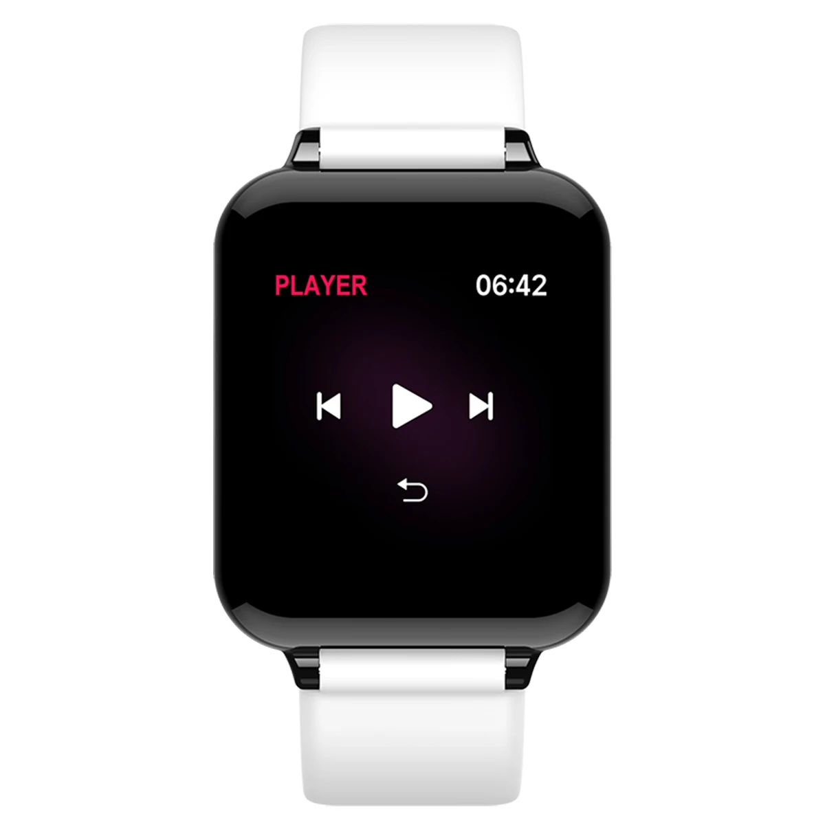 LEMFO спортивные умные часы для женщин и мужчин, водонепроницаемые Смарт-часы с сердечным ритмом, кровяное давление, умные часы для Android IOS Apple phone - Цвет: white
