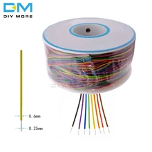 Fil d'emballage 280M, 30awg, 8 couleurs, en cuivre plaqué étain, carte de connexion de câble PCB, isolation de cavalier, connecteur de fil conducteur électronique