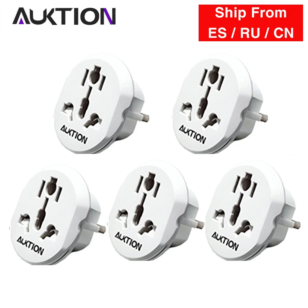 EU Adapter Converter Eu-Plug Universal Auktion Socket AC 16A 250V To US CN High-Quality