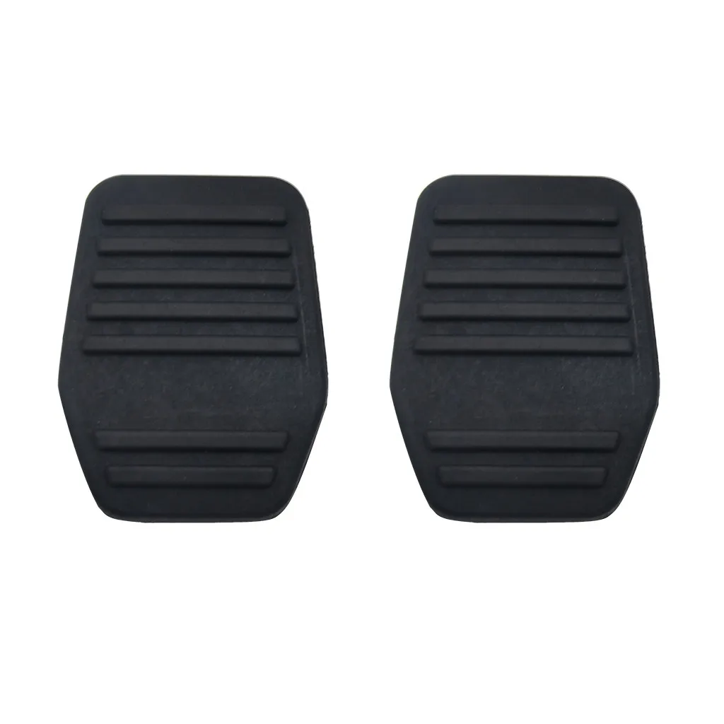 2pcs Clutch Pedal Rubber Cover Black Rubber Tire Clutch Pedal Anti skid