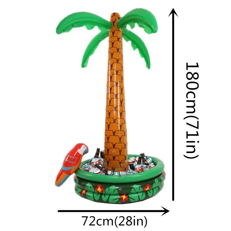 Inflatable Ice Bucket Hawaii 71&quot180cm Coconut Palm Tree Drinks Buffet | Игрушки и хобби