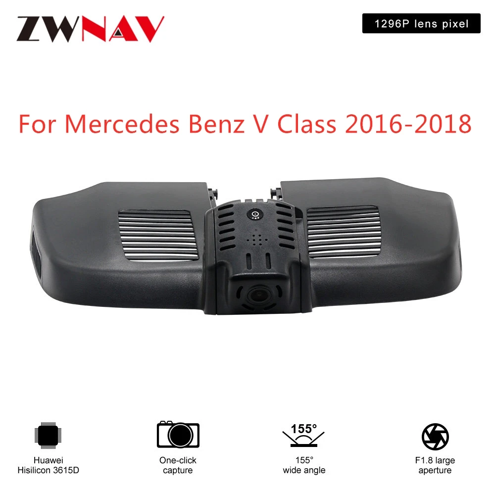 Видеорегистратор скрытого типа HD для Mercedes Benz V Class 2016 2018 видеорегистратор