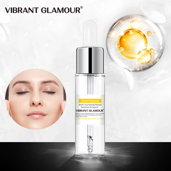 

VIBRANT GLAMOUR Snail Anti-Aging Anti Acne Face Serum Hyaluronic Acid Anti-wrinkle Moisturizing Brighten Facel Care