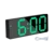 Digital Alarm Clock LED Mirror Electronic Alarm Clocks Large LCD Display Digital Table Clock with Calendar Temperature 17
