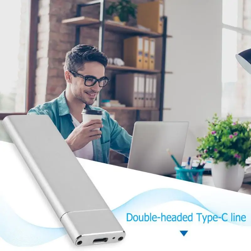 USB 3,1 type-C к M.2 NGFF корпус для жесткого диска SSD коробка для внешнего корпуса 6 Гбит/с чехол для m2 SATA SSD USB 3,1 2260/2280