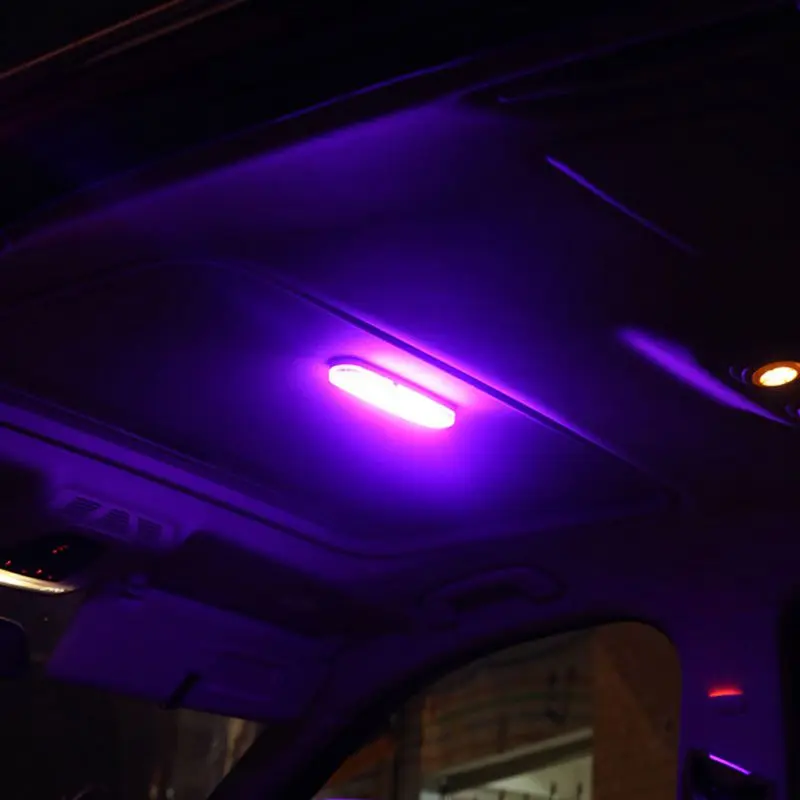 Универсальный автомобильный интерьерный светильник, USB Перезаряжаемый светильник для чтения, магнитный светодиодный светильник на крышу, автомобильный стильный ночной светильник, рабочий светильник