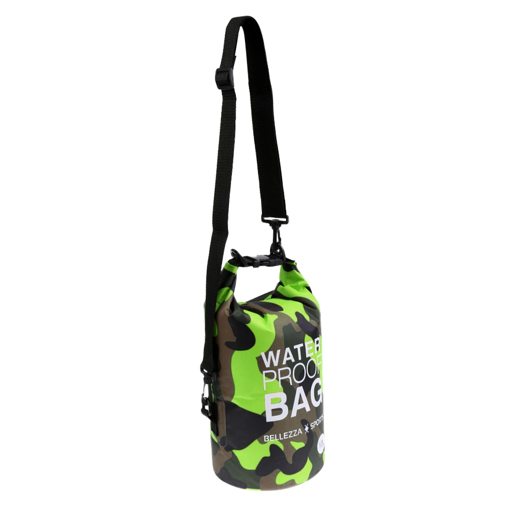 500DPVC 10L Camo Waterproof Dry Bag Sack for Kayaking Camping Rafting Waterproof Dry Bag Dry Bag for Kayaking