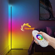 

Modern RGB Floor Lamp Nordic LED Corner Lamps Colorful Bedroom Bedside Lamp Atmosphere Standing Lamp Club Home Indoor Lighting
