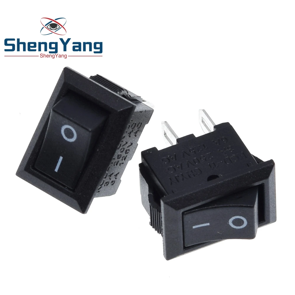 ShengYang 10 шт./лот 10*15 мм SPST 2 контактный ВКЛ./ВЫКЛ. G130 лодочный кулисный переключатель