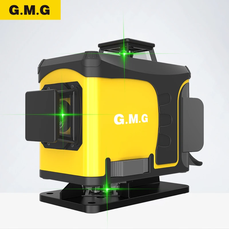 Лазерный уровень GMG горизонтальный и вертикальный самовыравнивающийся 4d-лазер