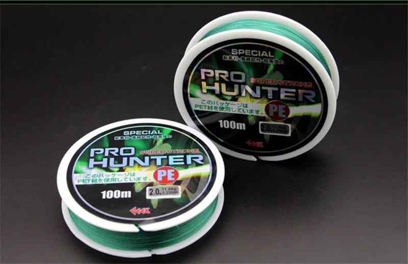 Exclusive Quality 4 Strands PE Braided Fishing Line 100M Anti-bite Multifilament Fishing Line 20LB-72LB Fishing Accessories (8)
