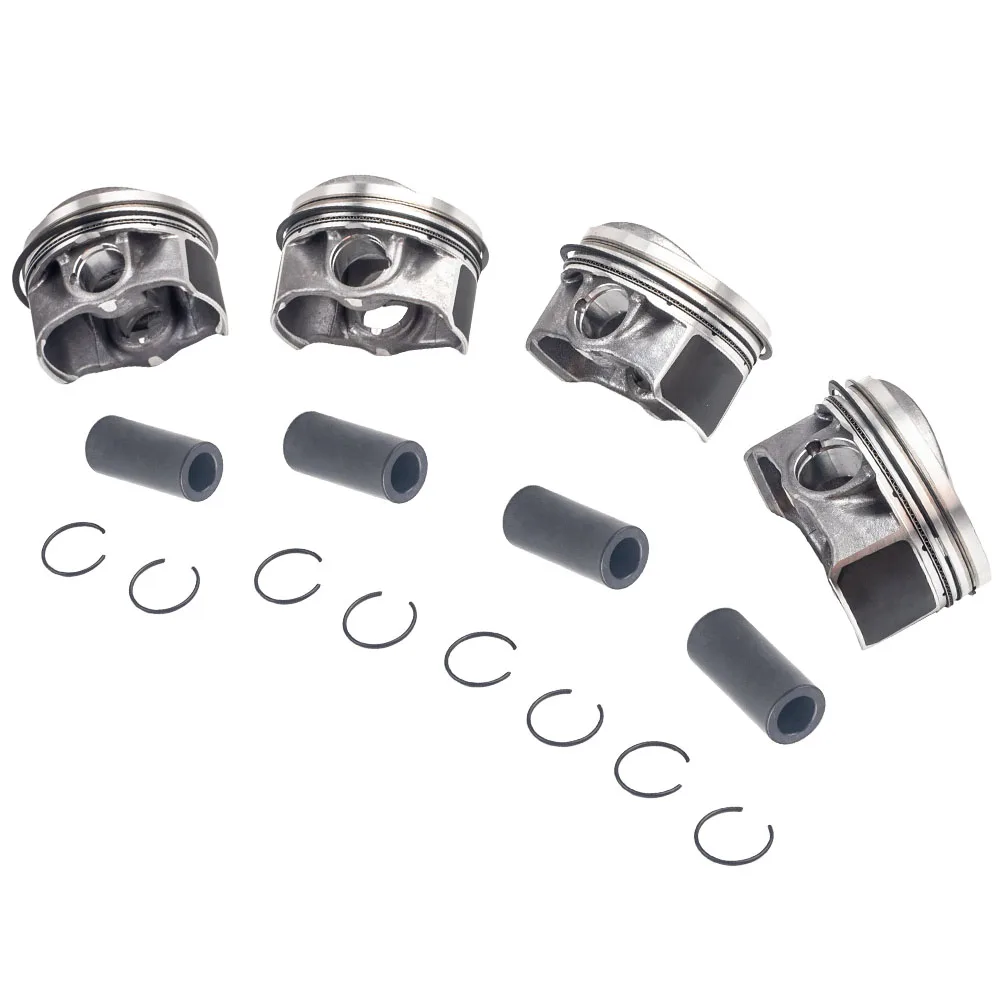 4x Piston Assembly for Skoda VW Audi 1 8 TFSI CDA CDAA 06H107065CP 06H107065BF |