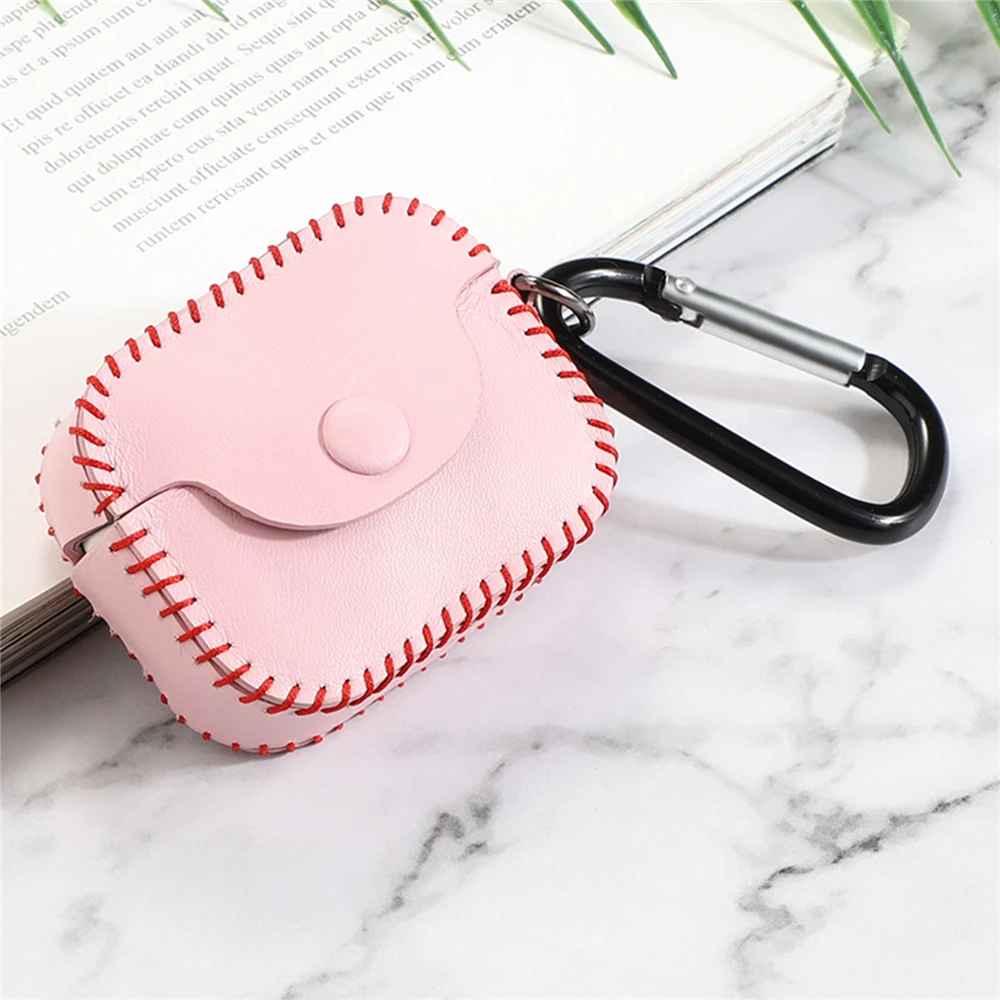 Shockproof Leather Case Protective Cover for Apple AirPods Pro Wireless Earphone Portable Storage Pouch Headphone Case