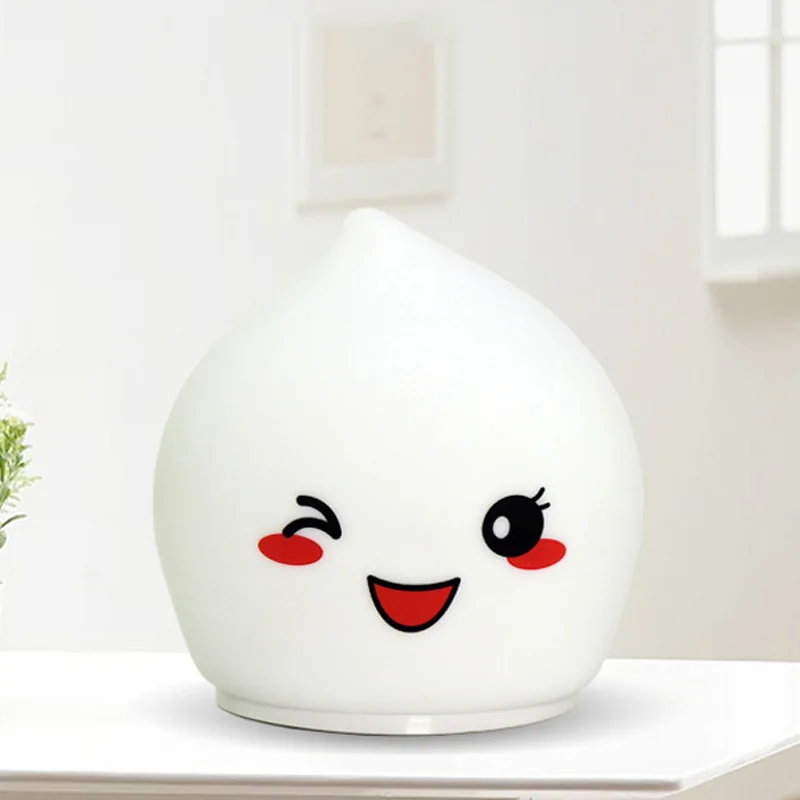 

Strange New Lamp Peach Colorful Lamp Cartoon LED Silicone Night Lamp USB Creative Night Light USB Gift