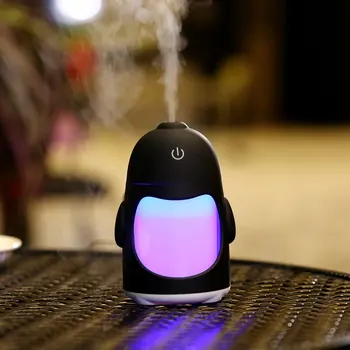 

Penguin Night Light Humidifier Mini USB Silent Humidifier Home Office Atomizer