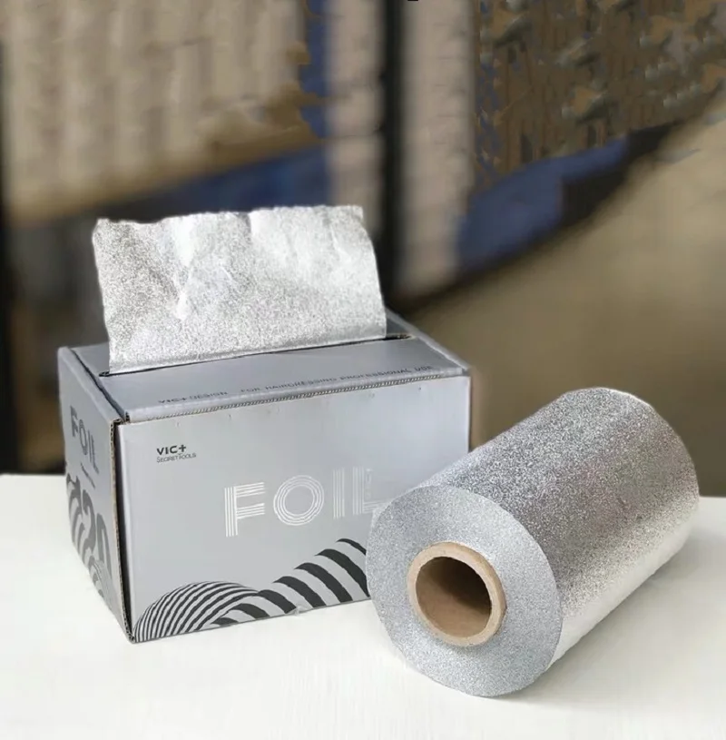 

Professional Salon Hair Aluminum Foil 50m*12cm Special Pick-Dye Tin Paper Hairdressing Coloring Styling Perming Tools