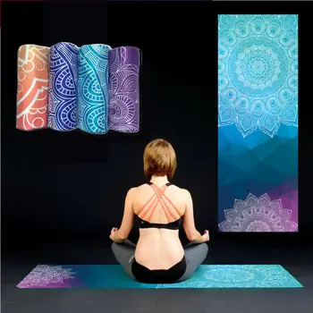 

Yoga Mats Towel Fitness Body Building Printing Antislip Yoga Mat Outdoor Fitness Exercise Pilates Carpet