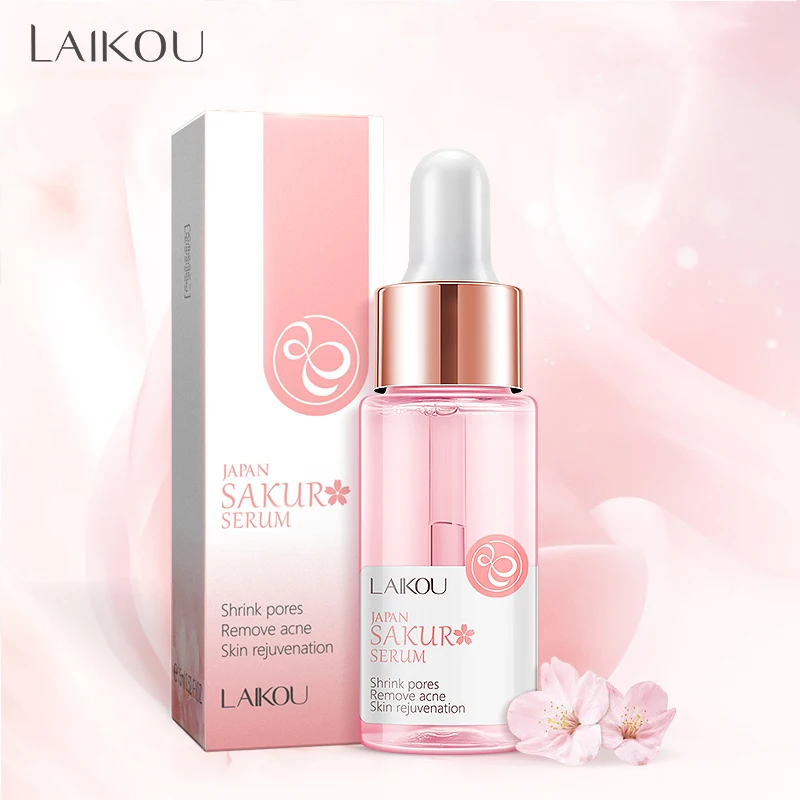LAIKOU17MLJapanSakuraSerumNourishEssenseOilControlBrightening
