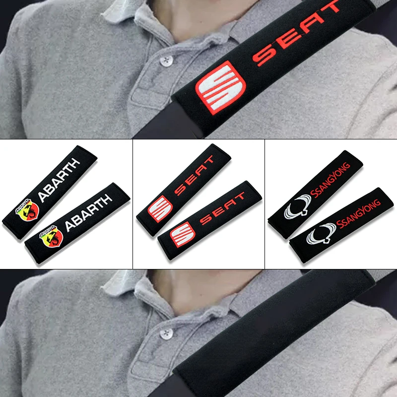 2 шт. автомобиль фирменный значок Накладка для ремня безопасности Авто Gordel Броды