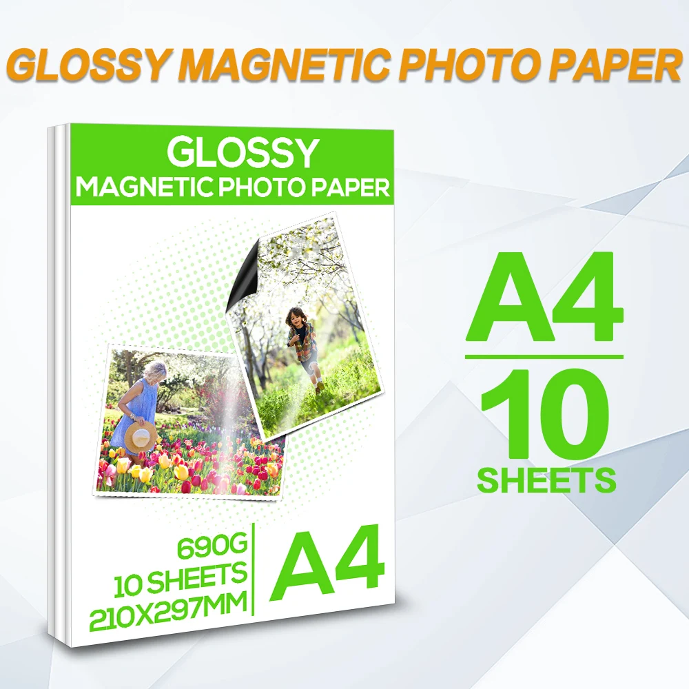 10sheets A4 Adhesive Printer Paper Glossy Matte Photo Paper