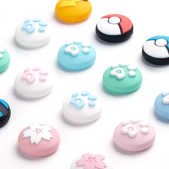 

4Pcs for Nintendo Switch Joy Con Cap Case JoyCon Joystick Cap Nintend Switch Lite NX NS Animal Crossing Thumb Stick Grips Cover