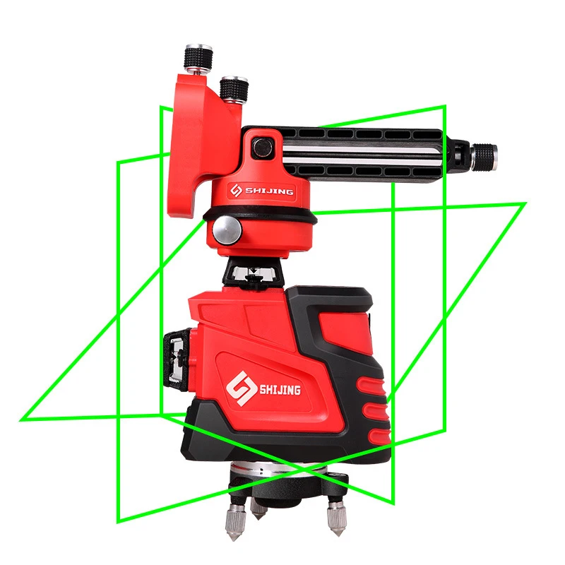 Livello del Laser 12 Linee 3D самонивелирующийся 360 Orizzontale E Verticale Croce Super Potente Laser Verde Linea di Fascio di