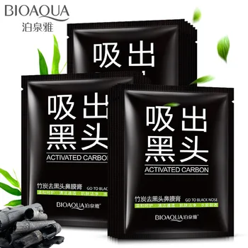

1/10PC Remove Blackhead Bamboo Charcoal bi mo gao T-Zone Care to Clean the Skin Tearing Pull Mask Remove Blackhead Nose Paste