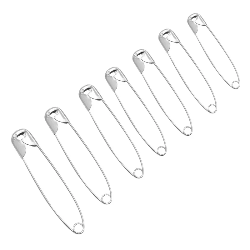 Description Picture 4 of item100Pcs Stainless Steel Safety Pins 18-53mm Gold sliver Brooches for DIY Home Crafts Garment Sewing Assistive Tool Accessories