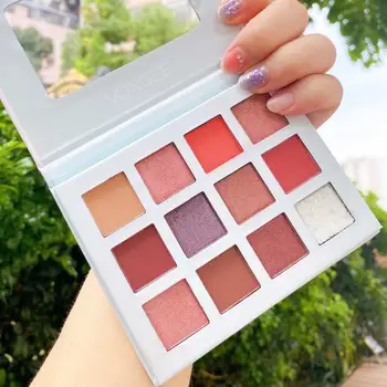 

12 Colors Eyeshadow Palette Make Up Matte Glitter Waterproof Eye Shadow Pallete Shiny Pigments Eye Shadow Cosmetics Makeup TSLM1