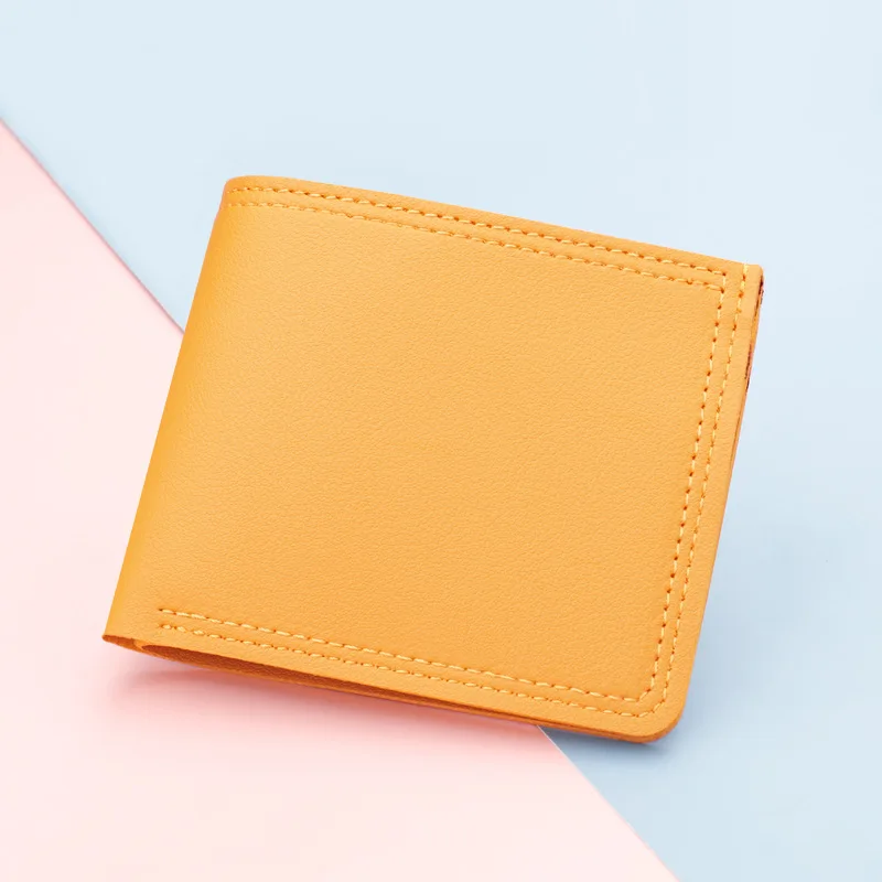 2021 Women Wallets Card Holder Small Fashion Brand Leather Purse Ladies Bag Women Money Bag Clip Ultra Thin Wallet