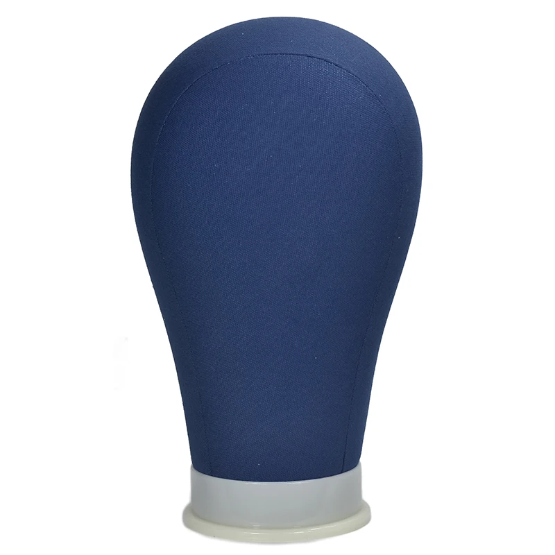Training Mannequin Head Canvas Block Head Display Styling Mannequin Manikin Head Wig Stand Free Holder