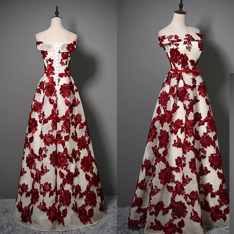 Элегантное вечернее платье с поясом а-силуэта без бретелек длиной до пола