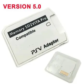 

Mounchain V5.0 SD2VITA PSVSD Pro Adapter for PS Vita Henkaku Game Card 3.60 System Micro SD Memory Card R40