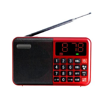 

Portable card mp3 radio Mini FM Radio Bluetooth Portable Speaker MP3 TF Card USB Music Player Boombox