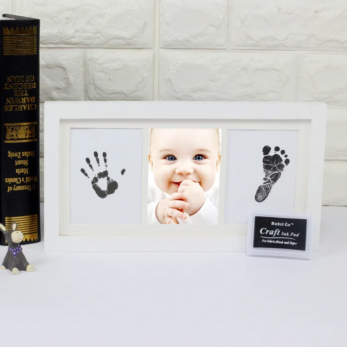 

Newborns Ink Hand And Foot Prints Children Baby Handprint Clay Infant a Year of Age BABY'S FIRST Month Birthday Gift Anniversary