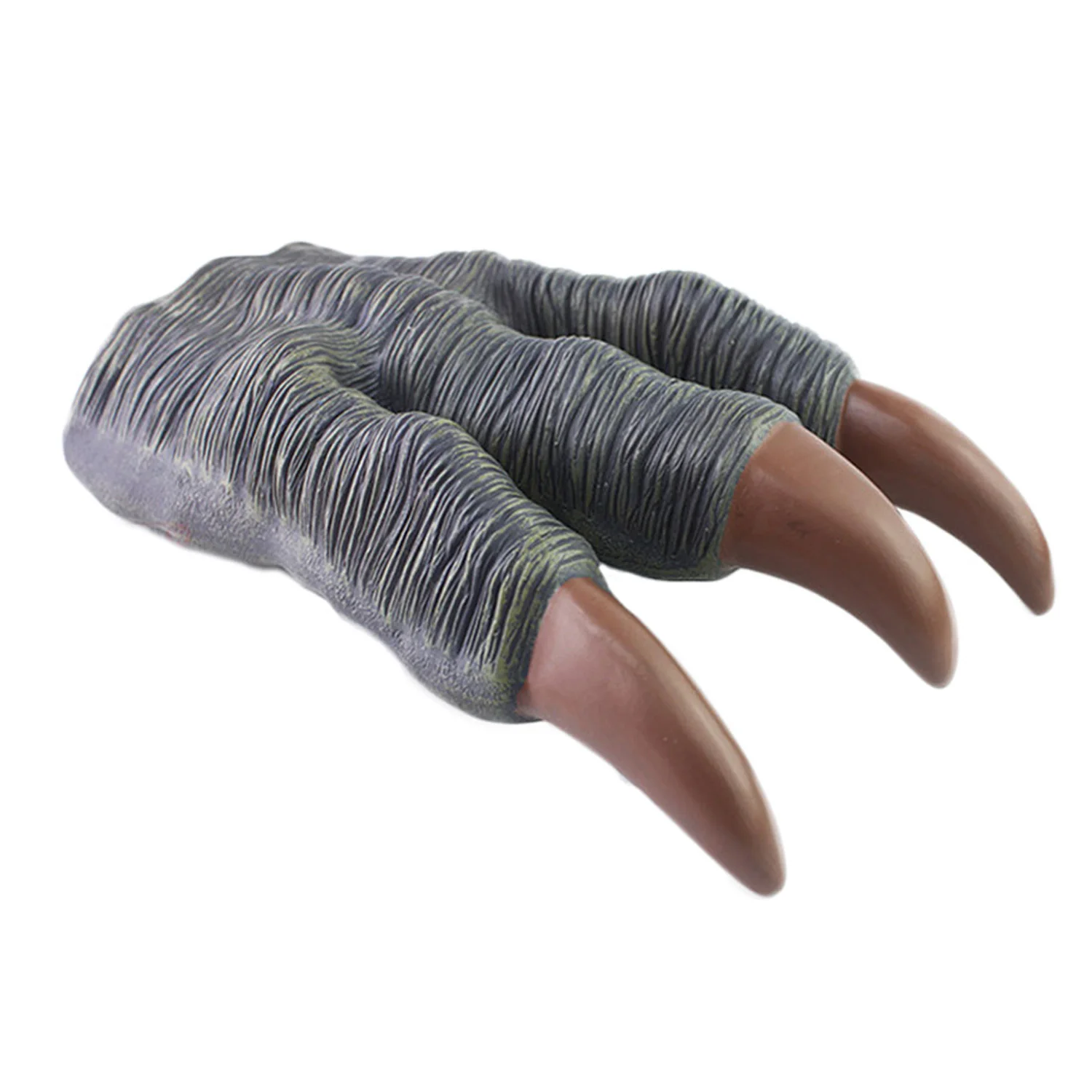 1pc Gray Besegad 1 пара яркое моделирование когти динозавра ручная кукольная игрушка для детей Детская ролевая игра сказочная сцена шоу школа - Цвет: 1pc Gray