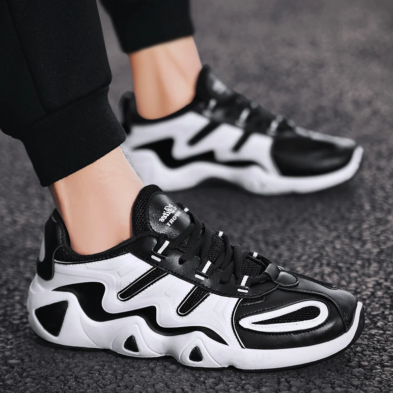 NIKEzi 2019 Clunky кроссовки для мужчин мальчик в винтажном стиле Беговая Мужская