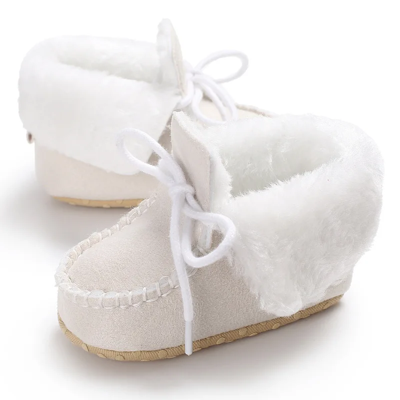 E&Bainel Winter Super Warm Baby Girl Shoes For Newborn Toddler Baby Girls First Walkers Baby Schoenen Baby Booties Moccasins