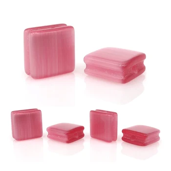 

Natural Square Shape Rose Cat's Eye Beads Fit For Fashion Bracelet DIY Jewelry Making Stone Accessories Pick 27colors