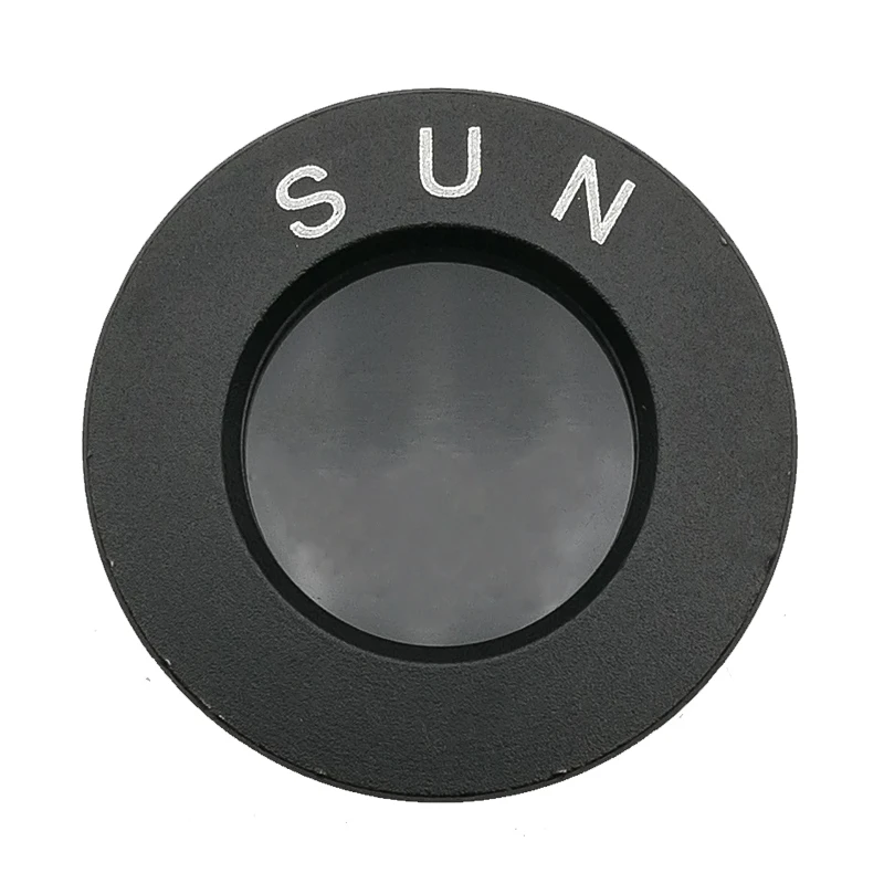 0.965 inches Solar Filter Optical Black Filter Lens Astronomical Telescope Accessories Filter Film 2.45cm Optical Glass Lens