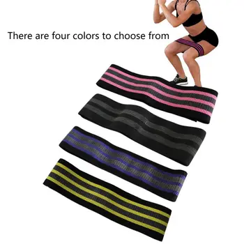 

Yoga Fitness Rally Hoop Hip Hoop Elastic Squat Cloth Resistance Ring Hip Belt Home Gym Workout Equipment