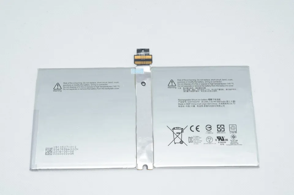 Оригинальный аккумулятор JIGU 7 5 в для ноутбука 16476433753 A1601 DYNR01 G3HTA027H P21GU9 MICROSOFT Surface Pro 4