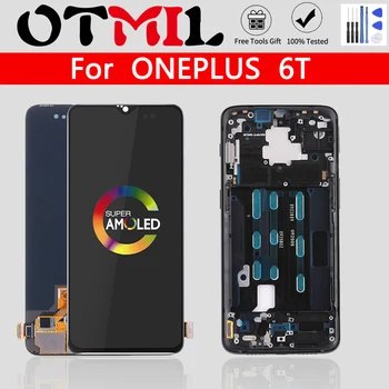 

Original AMOLED 6.41" LCD For OnePlus 6T LCD Display Touch Screen Frame Digitizer Assembly For Oneplus 6T LCD Screen Replacement