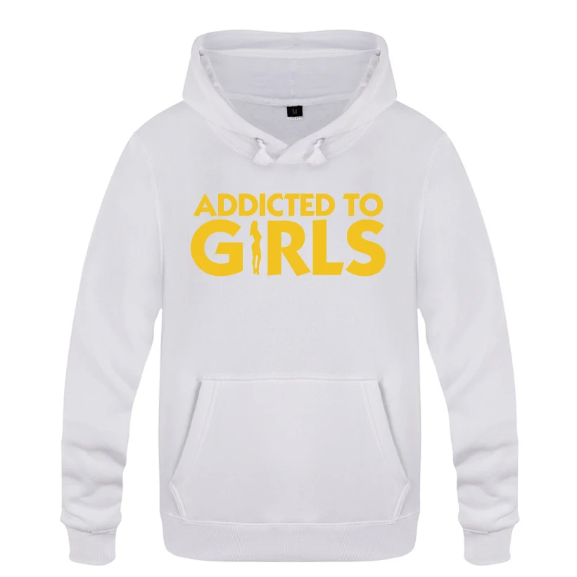 BAY HUAT Addicted to Girls новинка, мужские толстовки,, мужские пуловеры, флисовые толстовки с капюшоном - Цвет: BAY HUAT