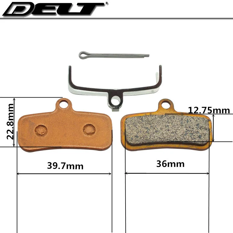 4 пары горный MTB металлический велосипед дисковые Тормозные колодки Pin для SHIMANO ST M810 M820 ZEE M640 H01