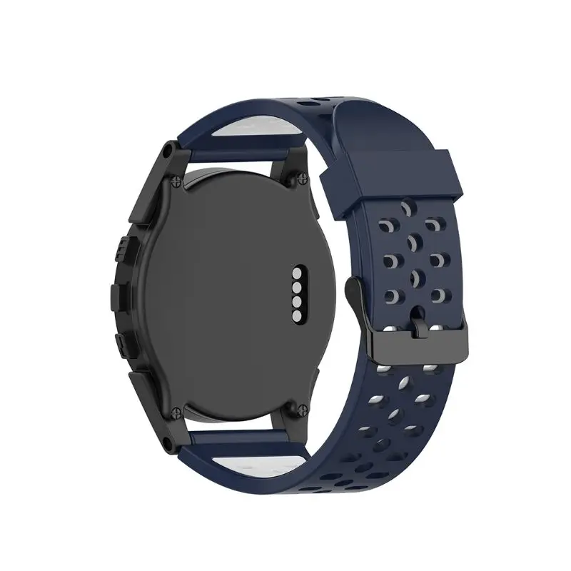 Two-color Silicone Watchband Wrist Strap for Bushnell Neo Ion 1/2 Excel Golf GPS for smart watch