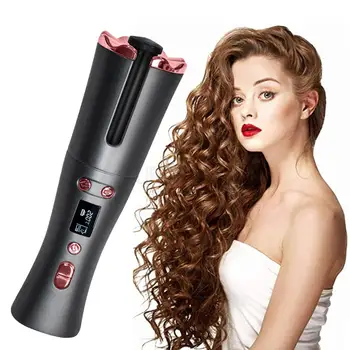 

Hair Curling Wand Automatic Cordless Hair Curler Portable Curling Iron Ceramic Air Curler Rotating Hair Crimper Styling Tools